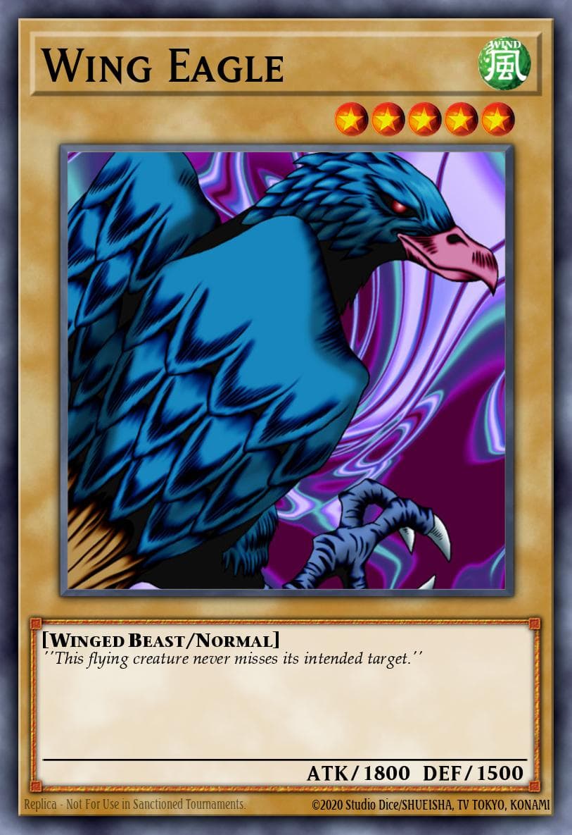 Wing Eagle 遊戲王 card