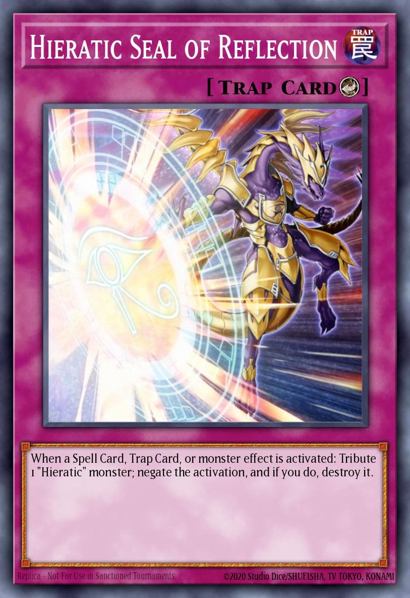 Hieratic Seal of Reflection Ghosts From the Past card