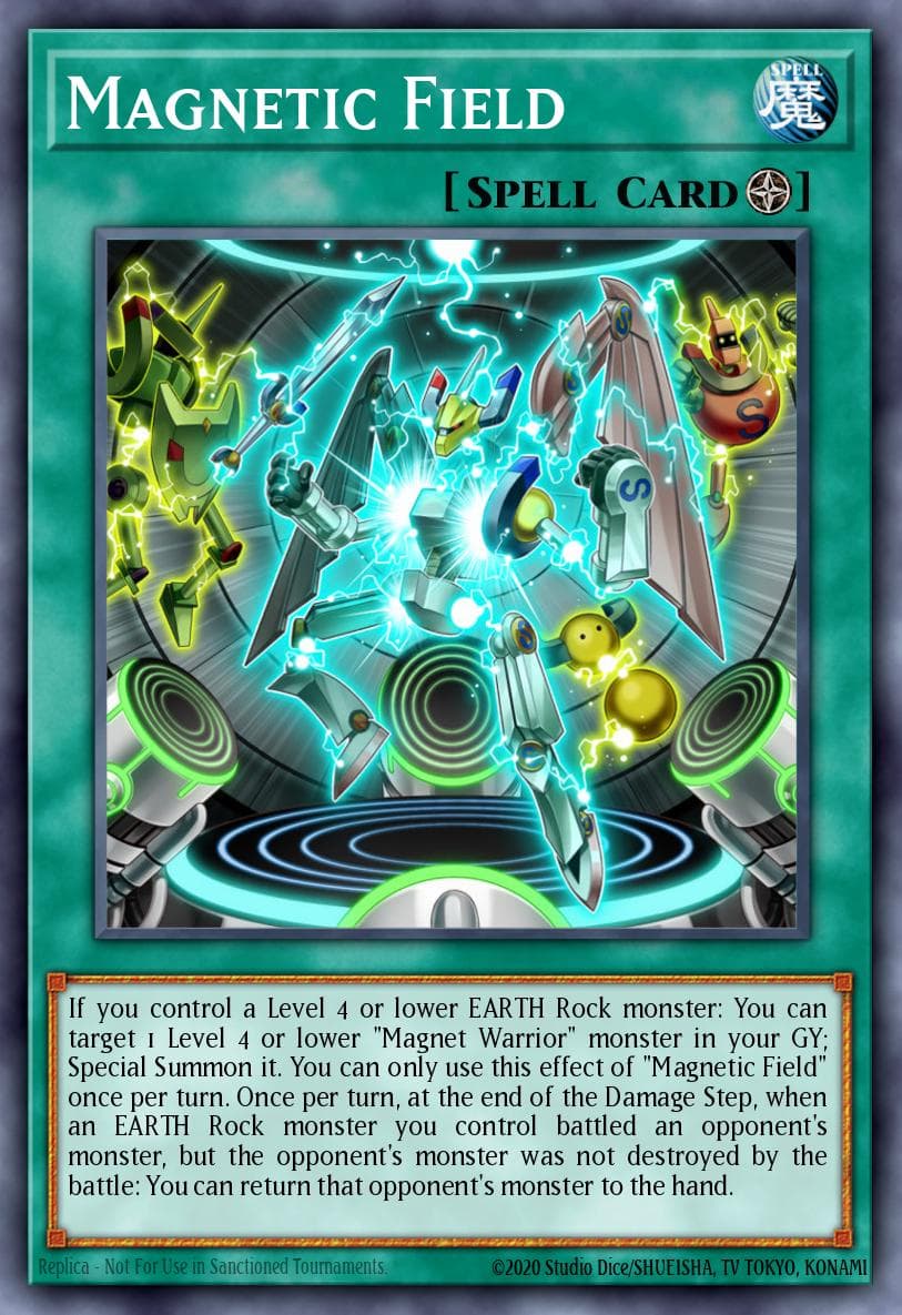 磁石力场 游戏王 card