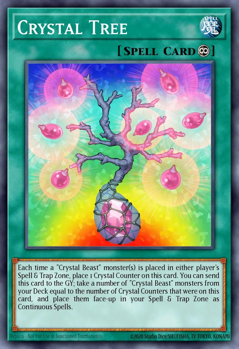 Crystal Tree Structure Deck: Legend of the Crystal Beasts card