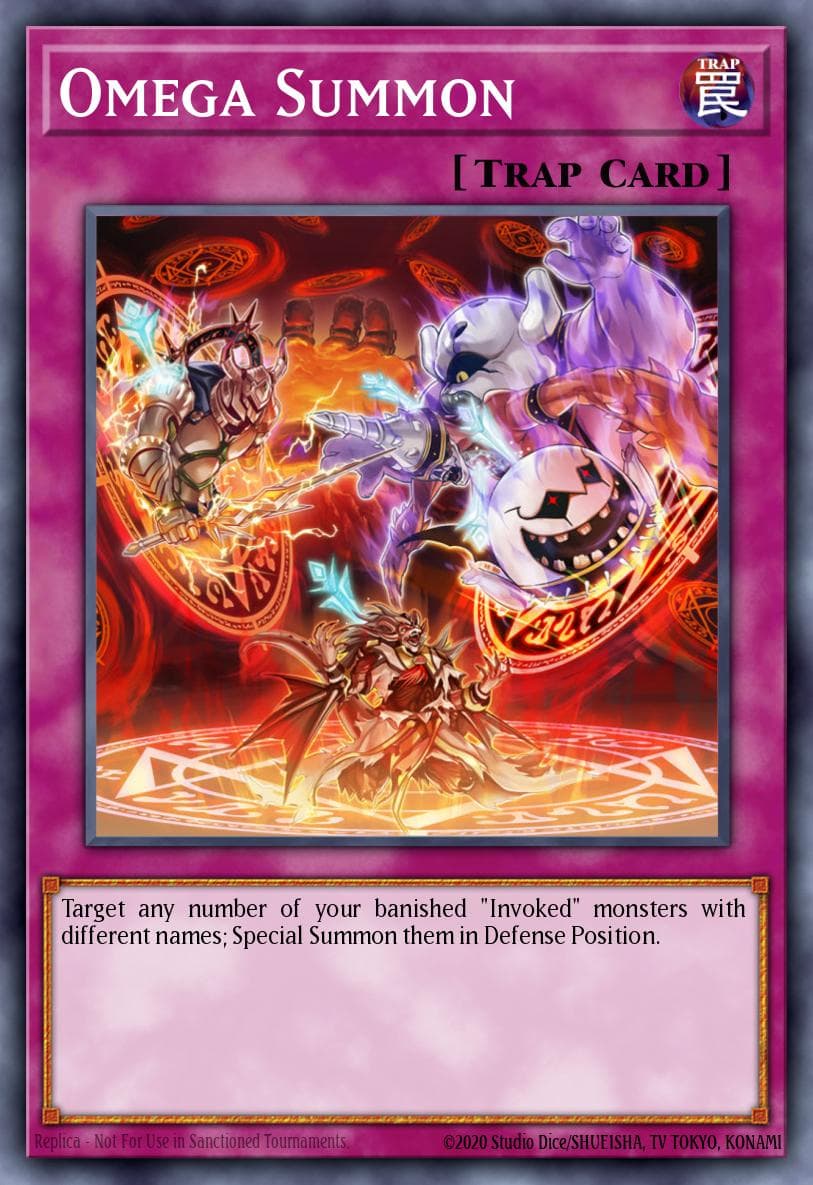 Omega Summon Shadows in Valhalla card