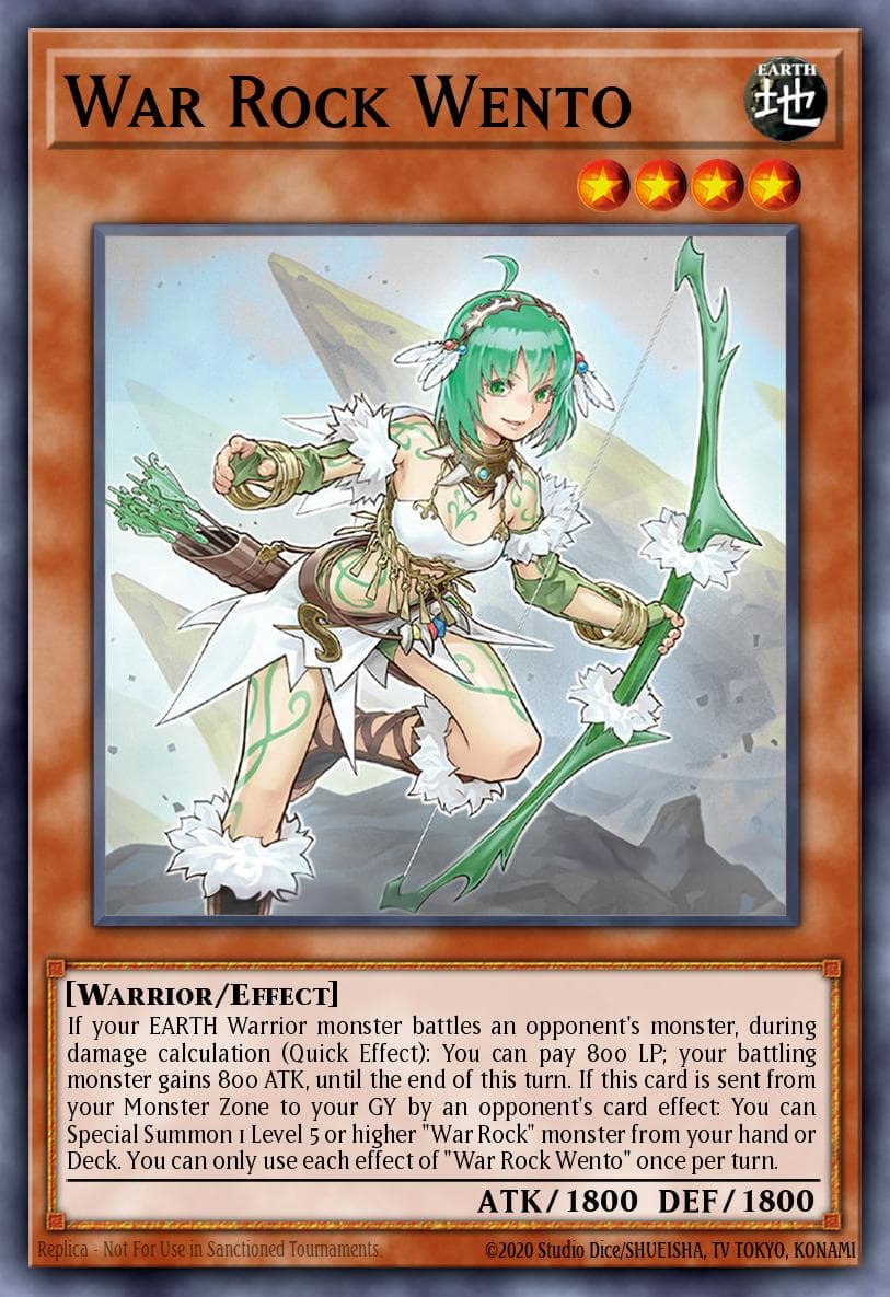 War Rock Wento Lightning Overdrive Premiere! promotional card card