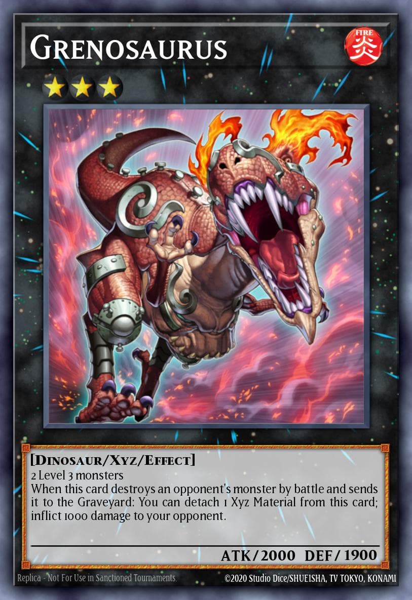 Grenosaurus Super Starter: V for Victory card