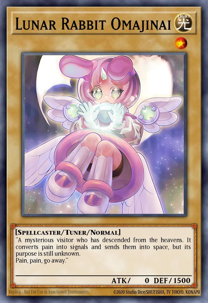 Lunar Rabbit Omajinai Doom of Dimensions card