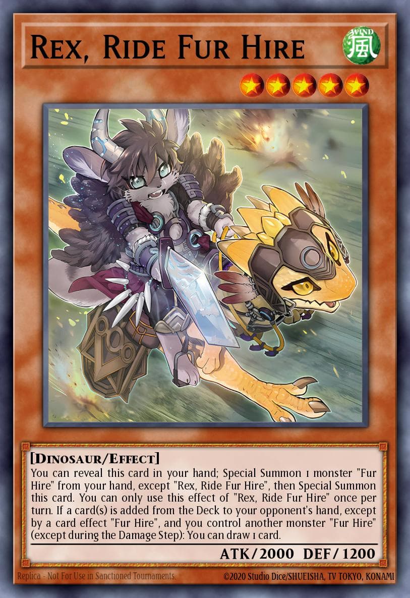 Rex, Ride Fur Hire Burst Protocol card