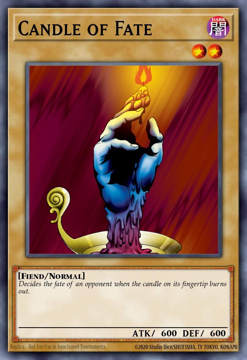 Candle of Fate 游戏王 card