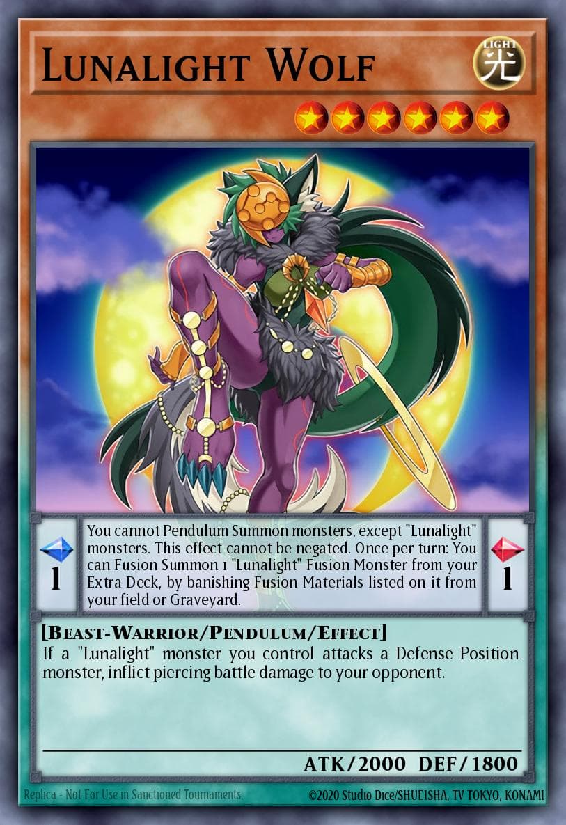Lunalight Wolf Shining Victories: Special Edition card