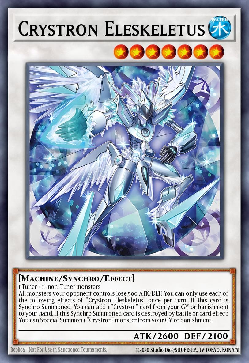 Crystron Eleskeletus Supreme Darkness card