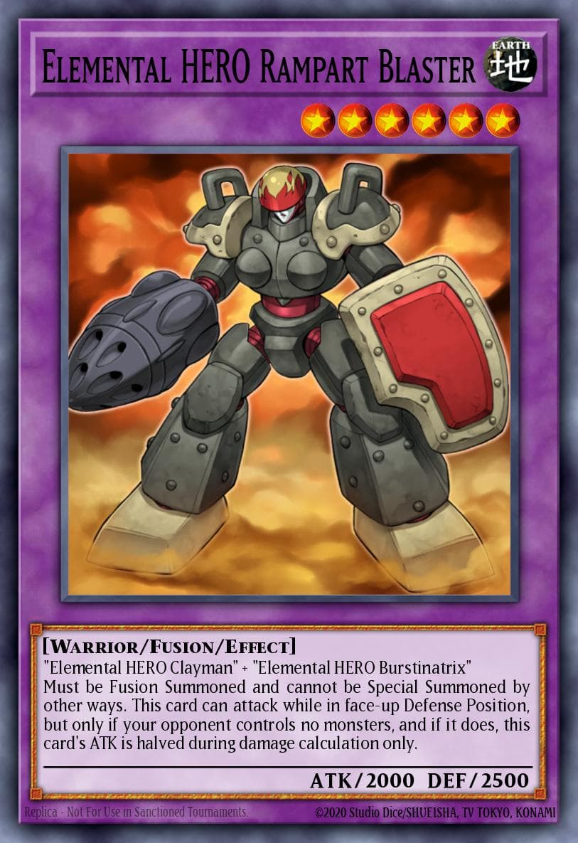 Elemental HERO Rampart Blaster Dark Revelation Volume 4 card