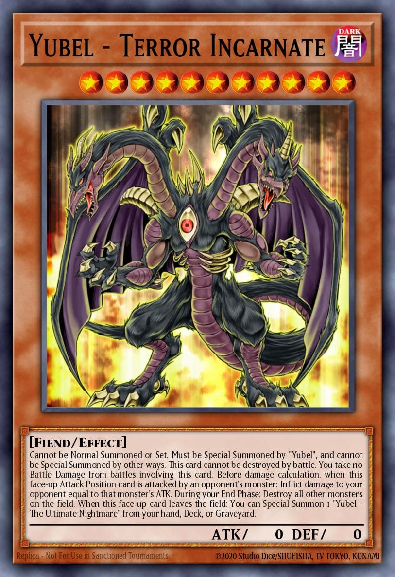 Yubel - Terror Incarnate Phantom Darkness: Special Edition card
