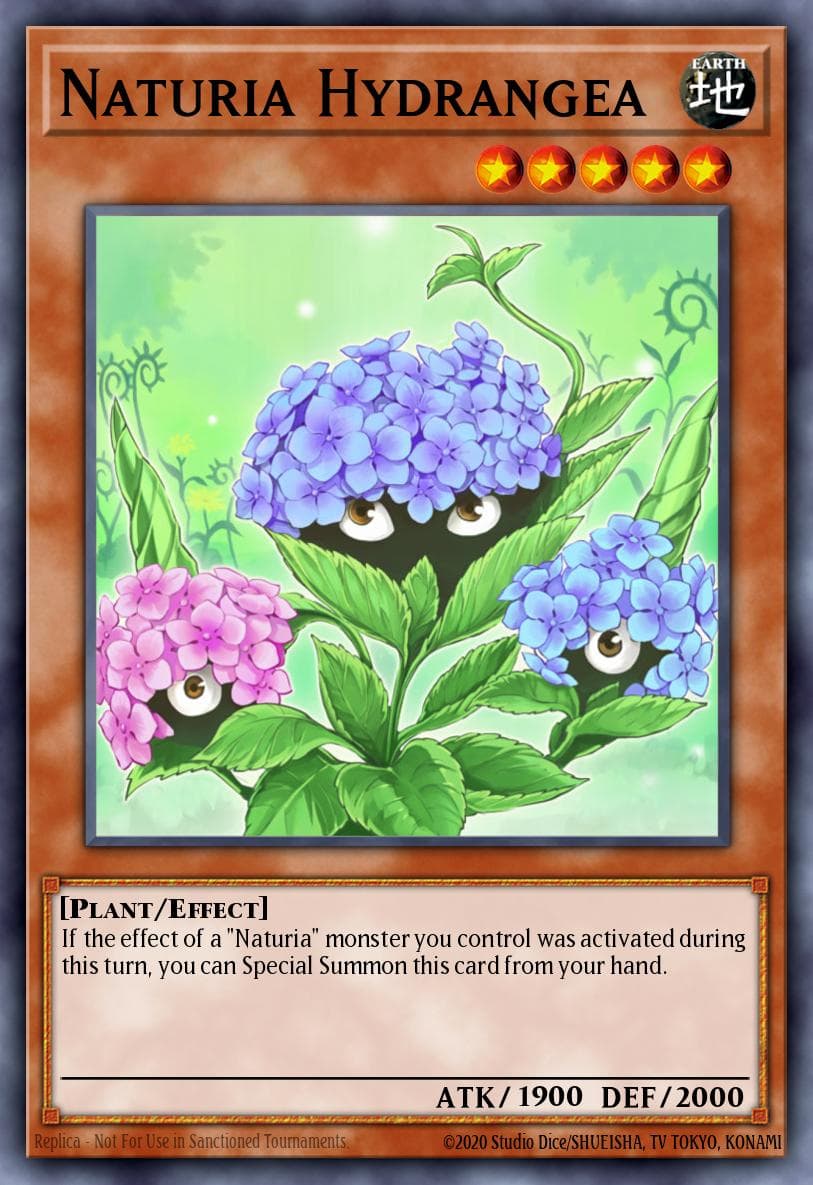 Naturia Hydrangea Hidden Arsenal 3 card