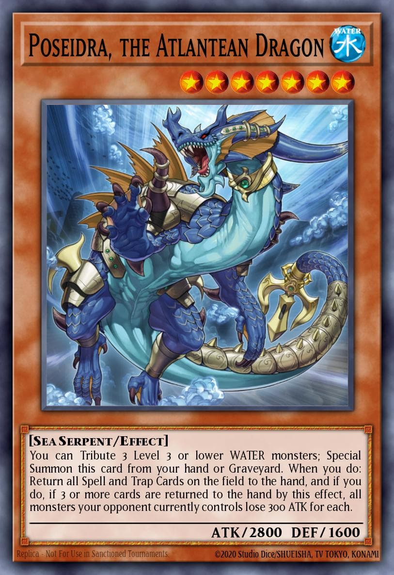 Poseidra, the Atlantean Dragon Realm of the Sea Emperor Structure Deck card