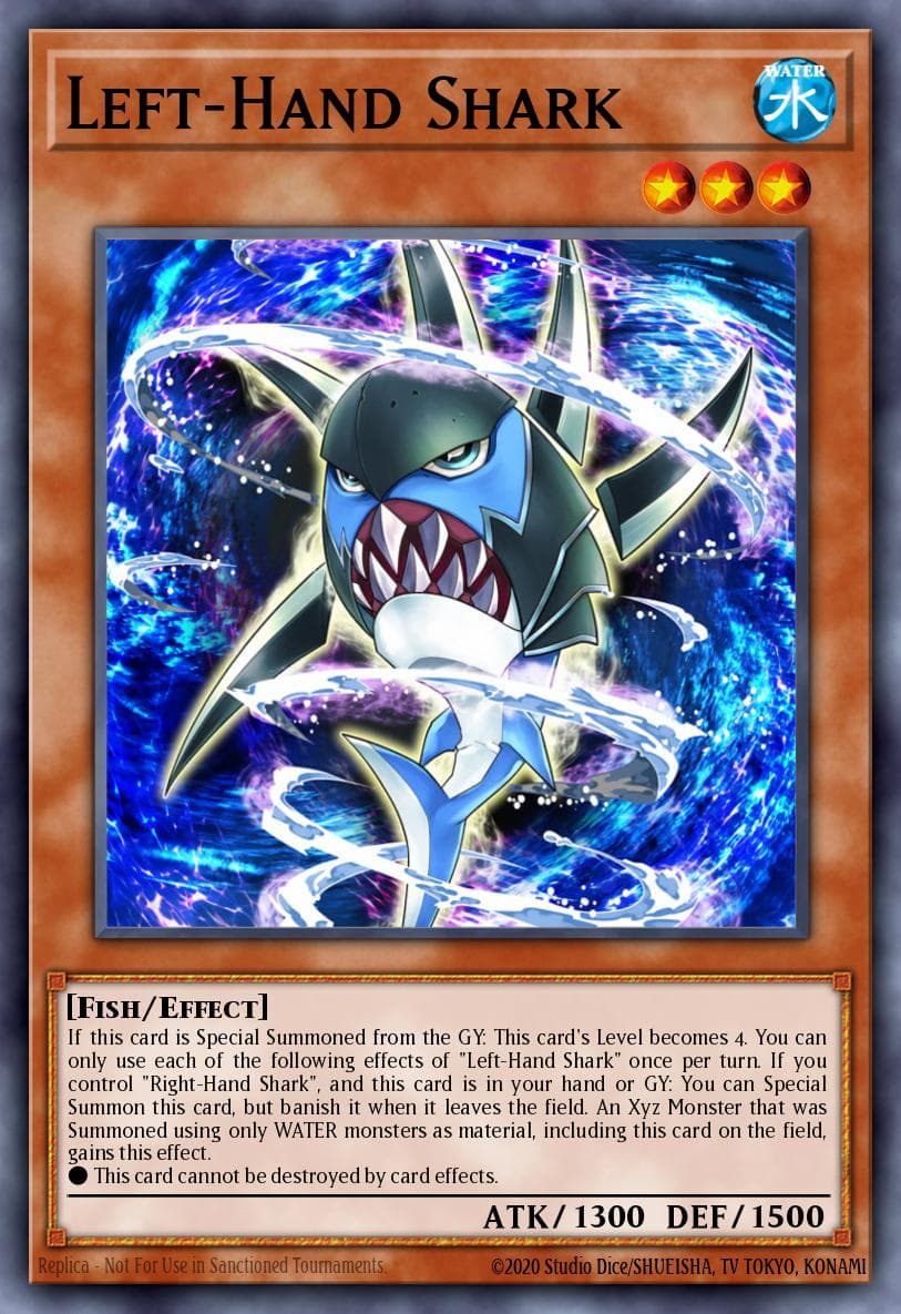 Left-Hand Shark Brothers of Legend card
