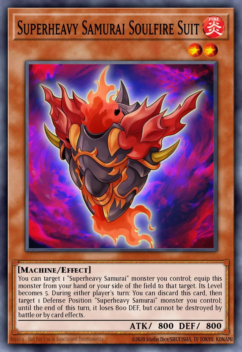 Superheavy Samurai Soulfire Suit 2015 Mega-Tin Mega Pack card