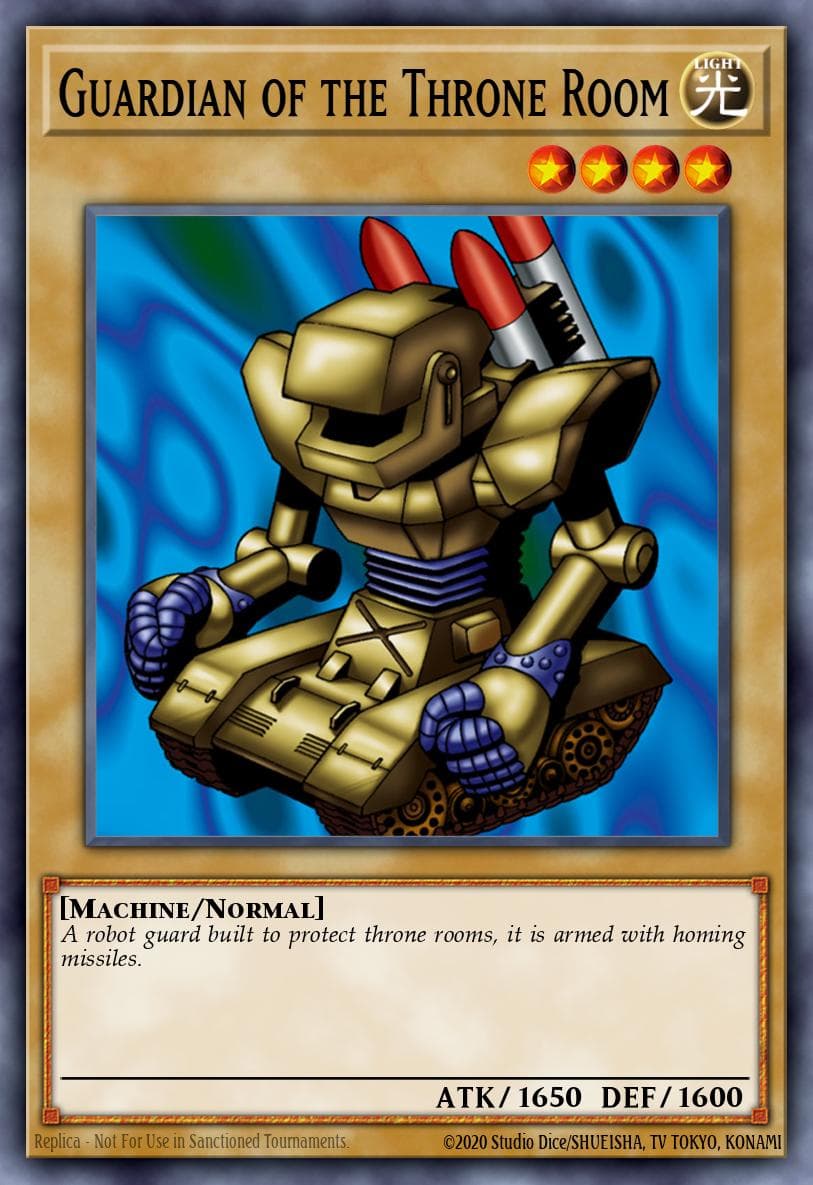 Guardian of the Throne Room Spell Ruler card