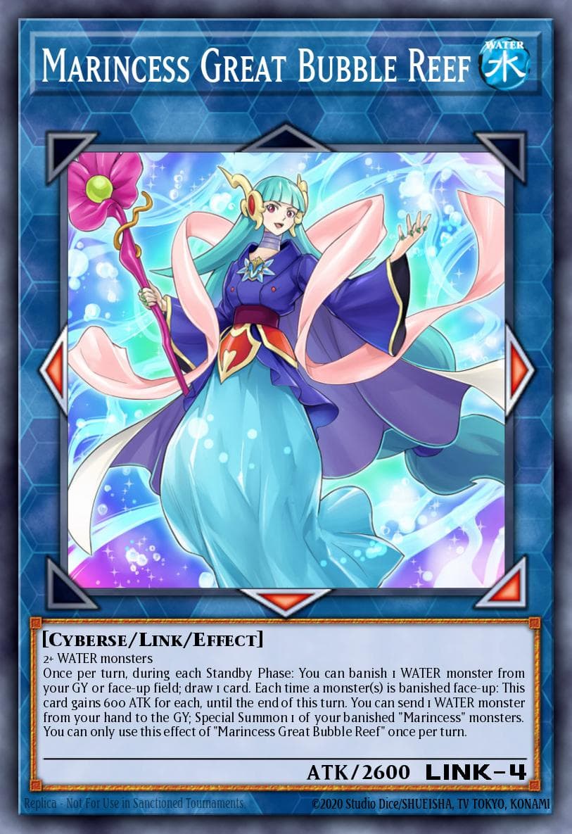 Marincess Great Bubble Reef Eternity Code Premiere! promotional card card