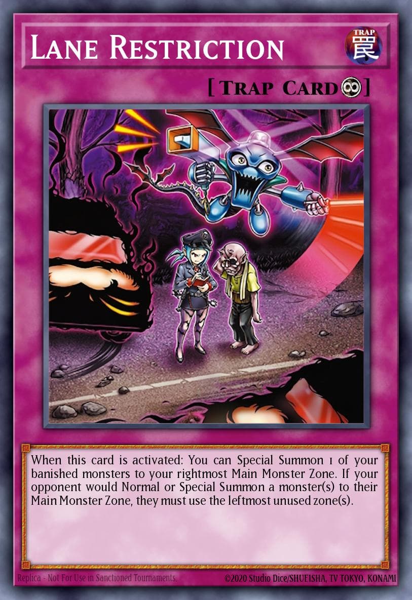 车道管制 遊戲王 card