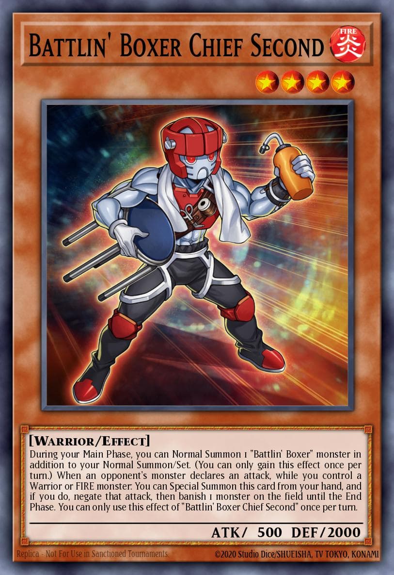 Battlin' Boxer Chief Second Legendary Duelists: Soulburning Volcano card