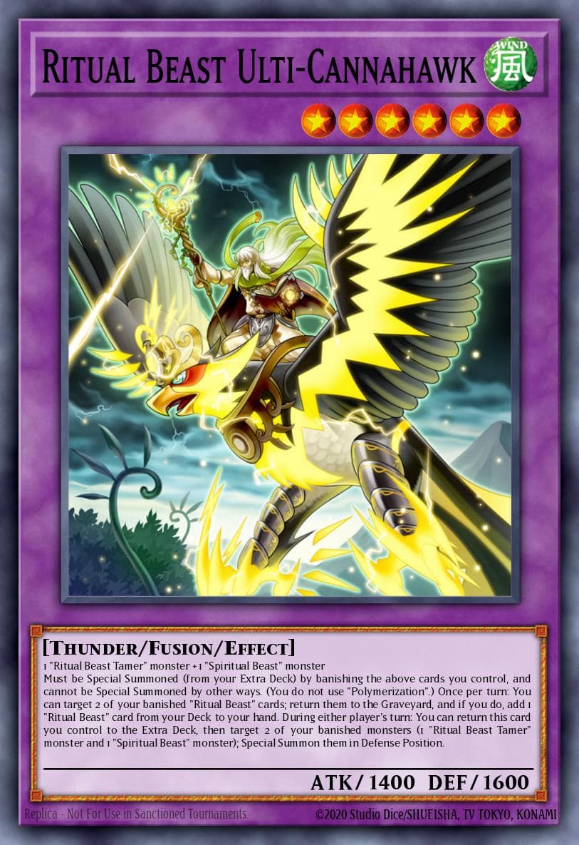 Ritual Beast Ulti-Cannahawk Battles of Legend: Terminal Revenge card