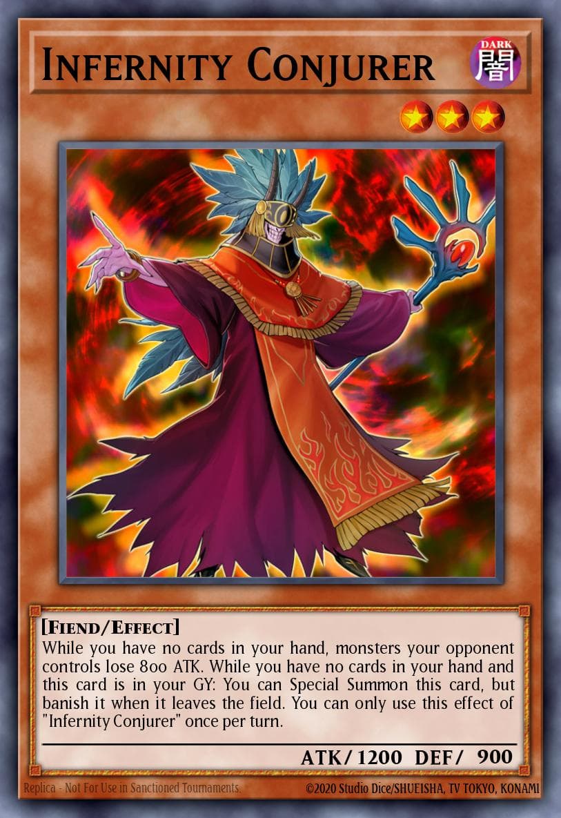 Infernity Conjurer Phantom Rage Premiere! promotional card card