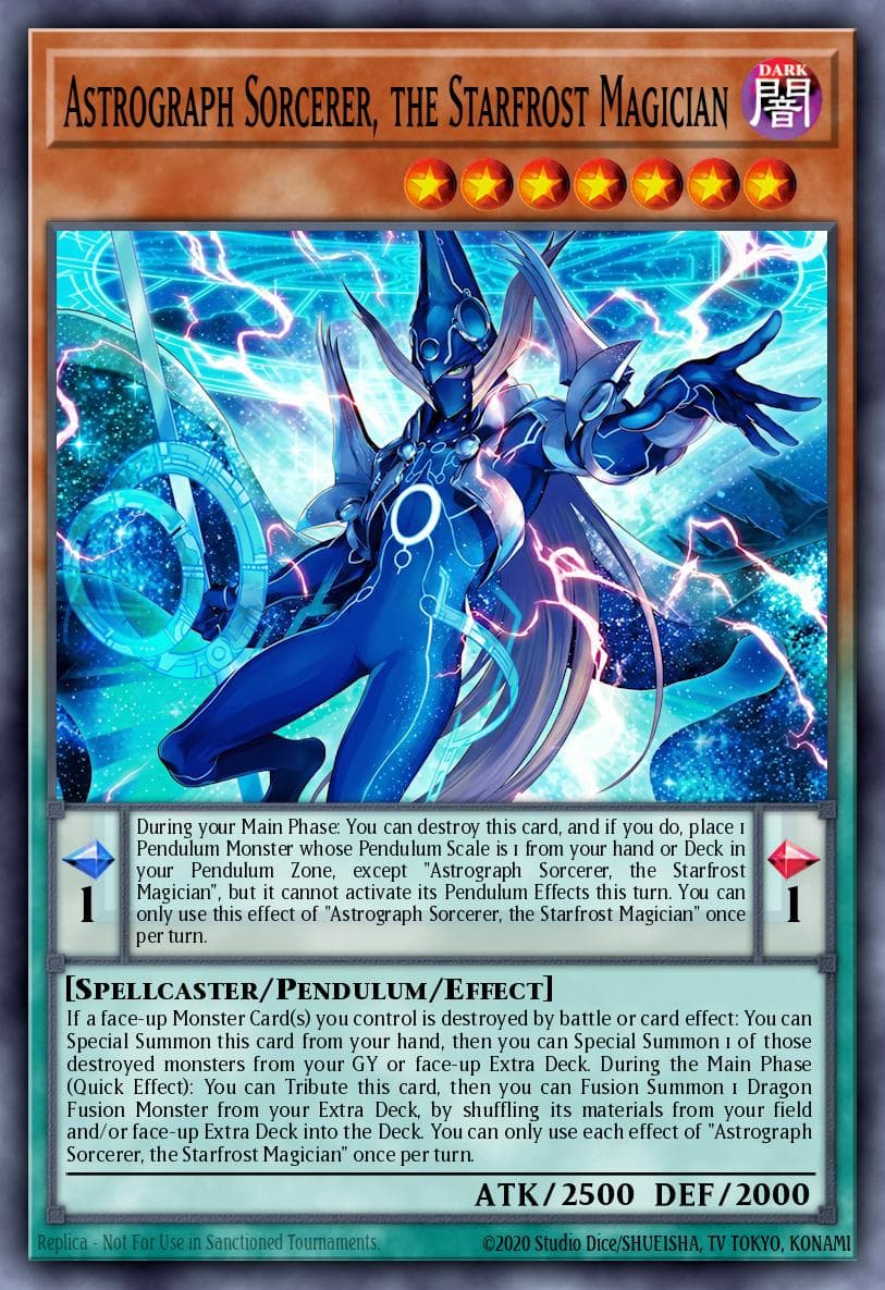 星霜的魔术师－宙读阵魔术士 游戏王 card
