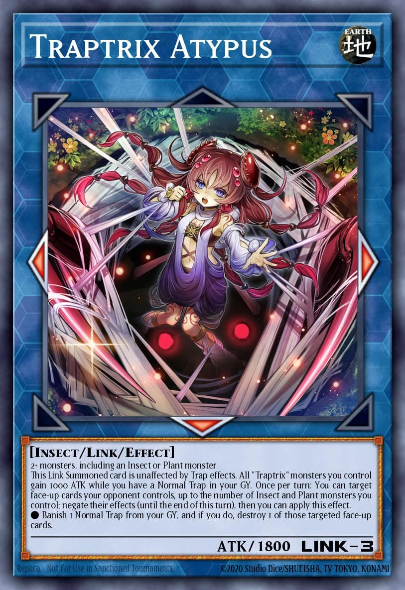 Traptrix Atypus Structure Deck: Beware of Traptrix card