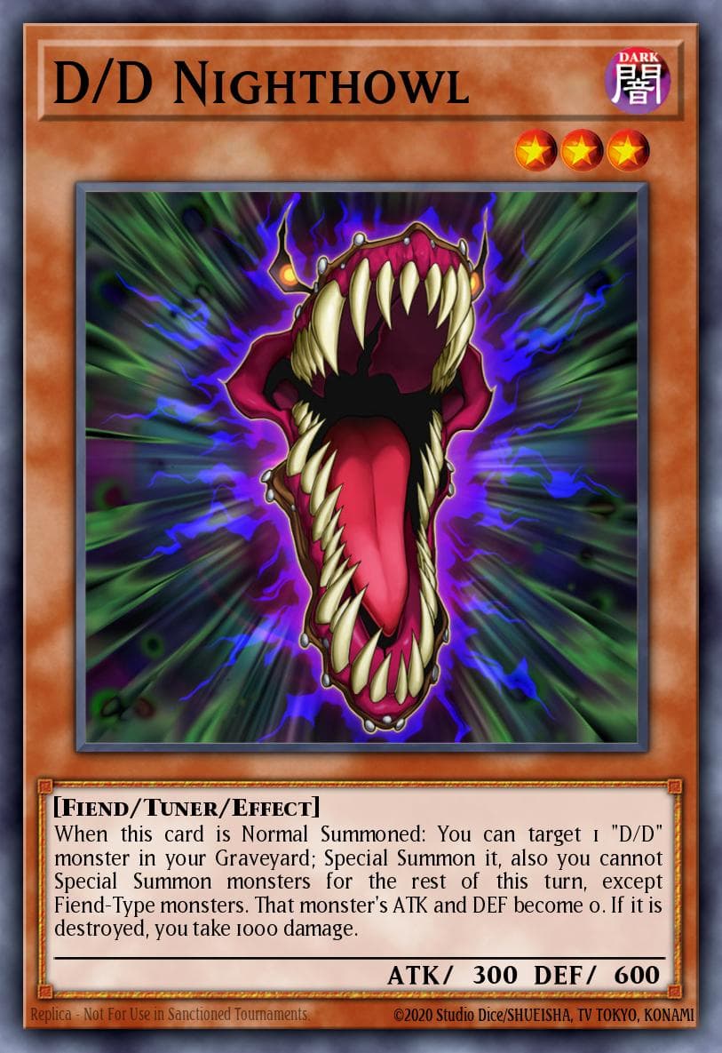 D/D Nighthowl Pendulum Domination Structure Deck card