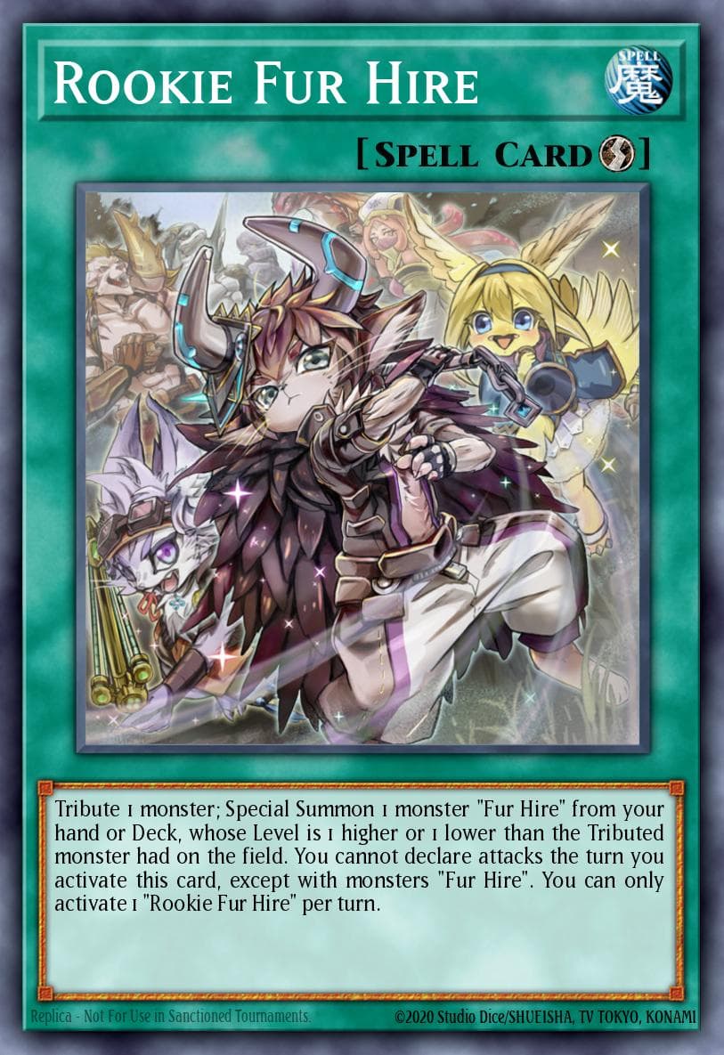 Rookie Fur Hire Phantom Rage Premiere! promotional card card