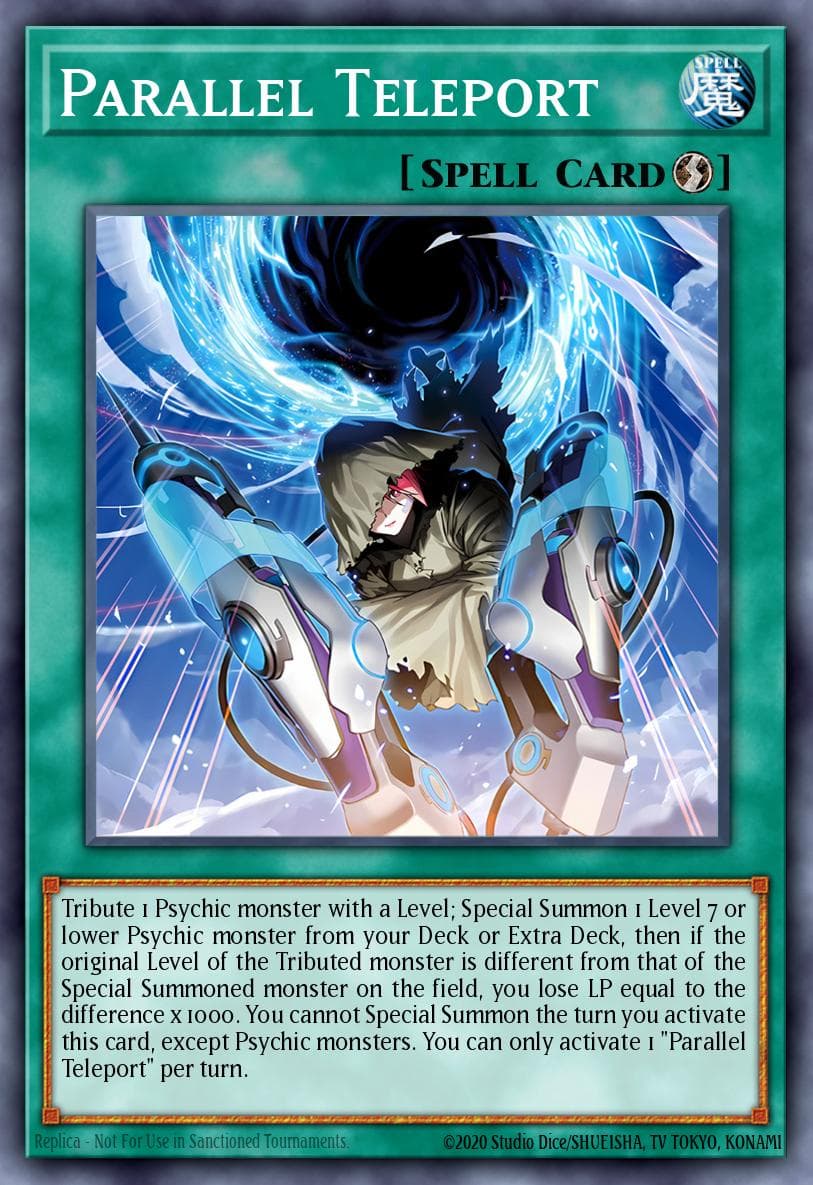 平行瞬移 遊戲王 card