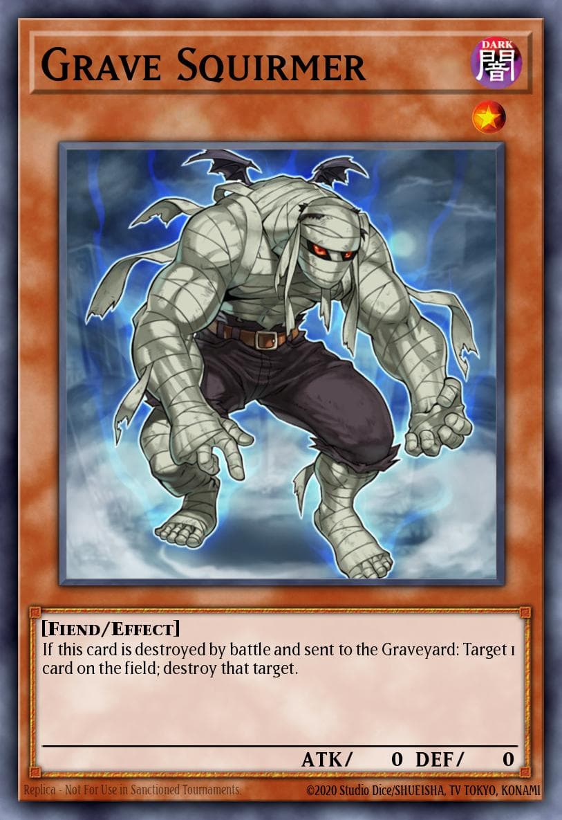Grave Squirmer Gates of the Underworld Structure Deck card