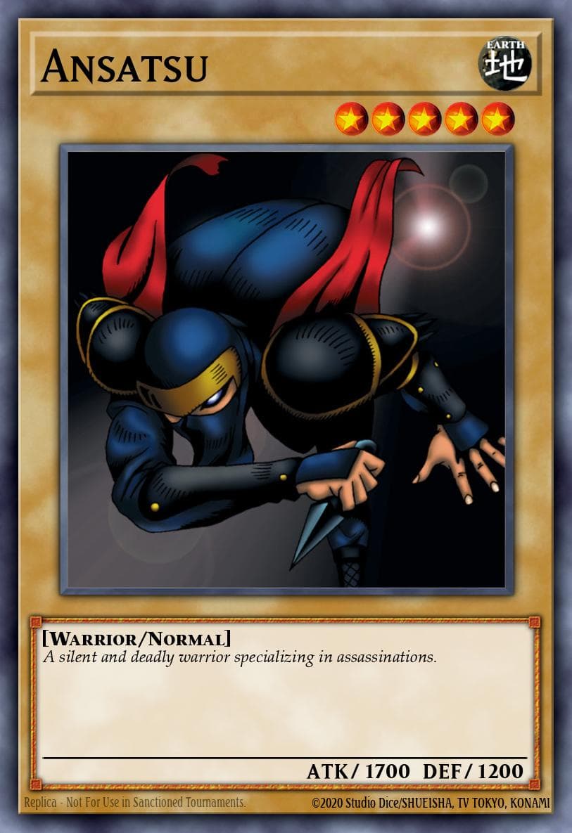 Ansatsu Summoned Skull Sample promotional card card