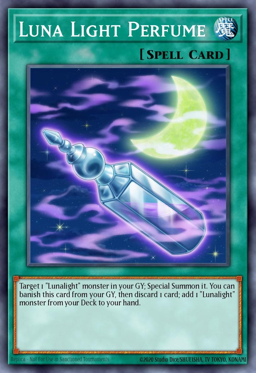 Luna Light Perfume Legendary Duelists: Sisters of the Rose card