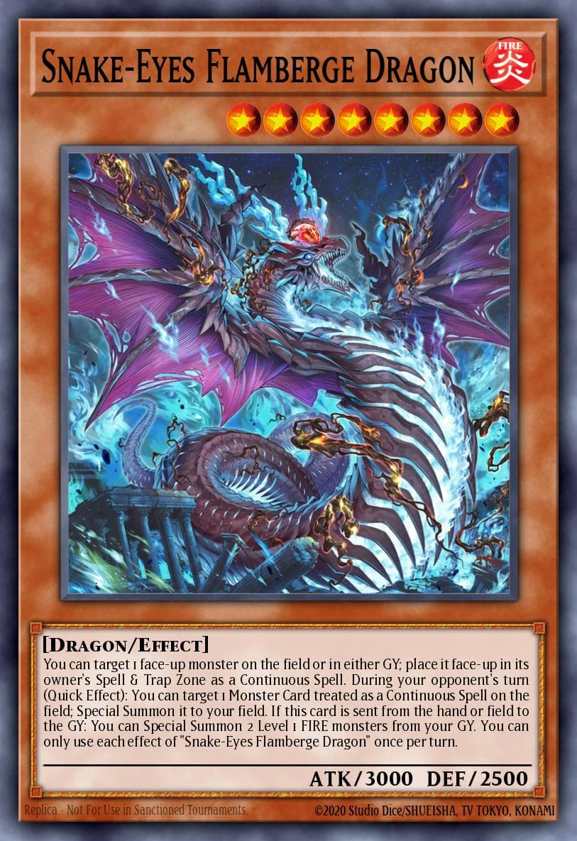 Snake-Eyes Flamberge Dragon 25th Anniversary Tin: Dueling Mirrors card