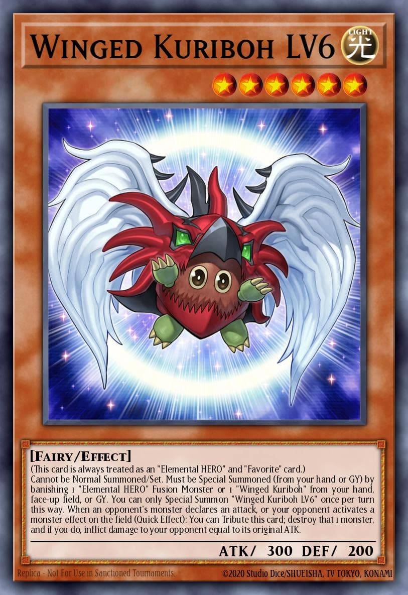 Winged Kuriboh LV6 Battles of Legend: Terminal Revenge card