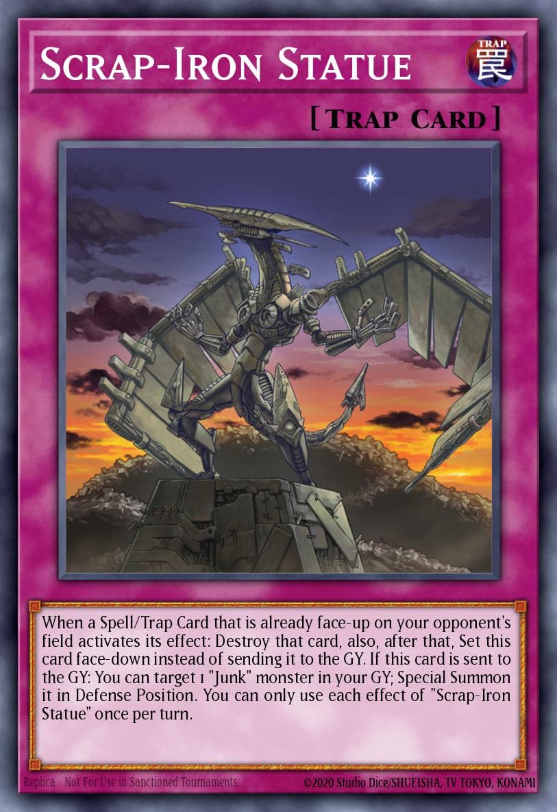 Scrap-Iron Statue Synchron Extreme Structure Deck card
