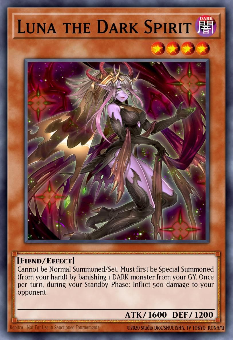 Luna the Dark Spirit Chaos Impact Special Edition card