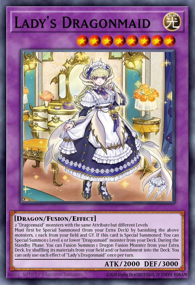 Lady's Dragonmaid Battles of Legend: Monster Mayhem card