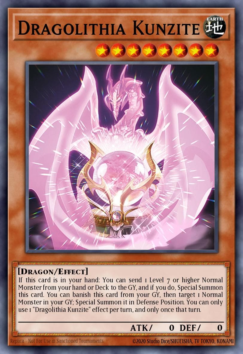 Dragolithia Kunzite Alliance Insight card