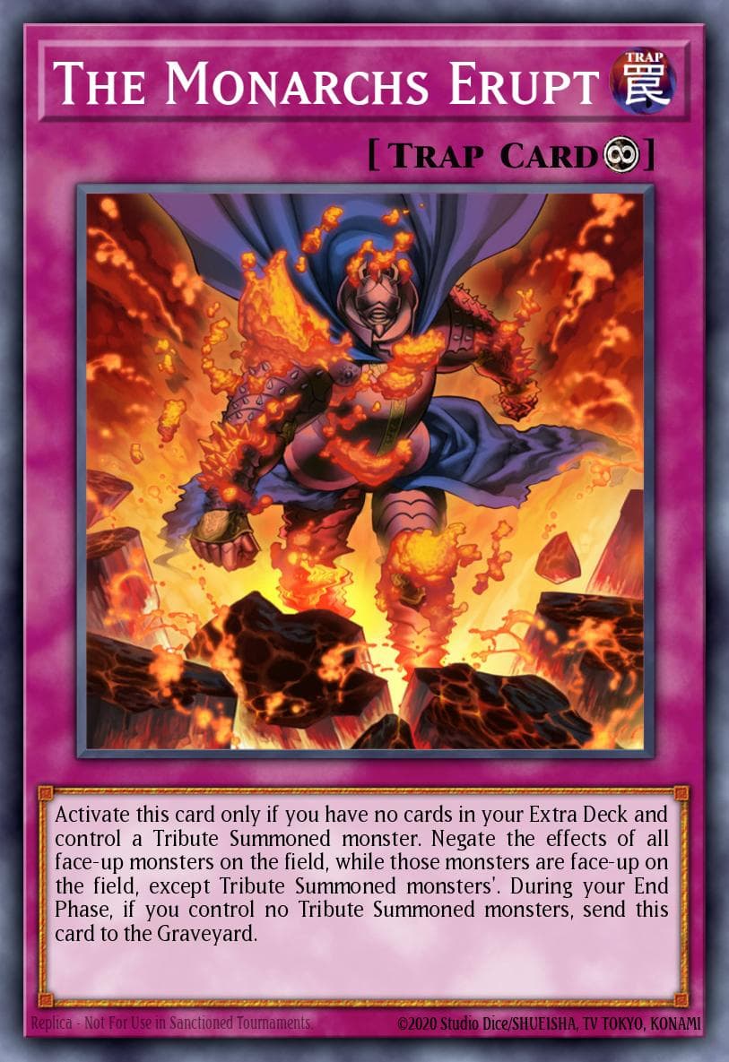 The Monarchs Erupt Emperor of Darkness Structure Deck card