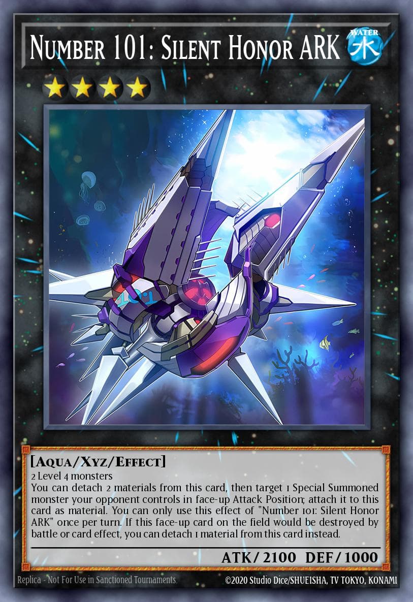 Number 101: Silent Honor ARK Duel Devastator card