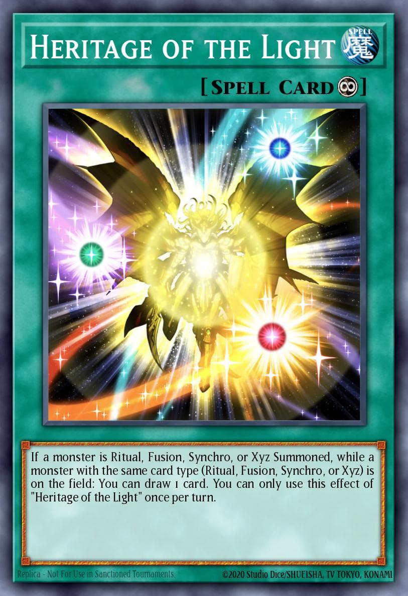 Heritage of the Light Burst of Destiny card