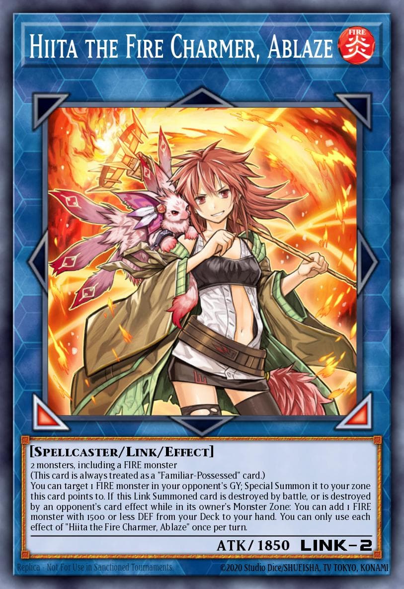 Hiita the Fire Charmer, Ablaze THE CHRONICLES DECK: Spirit Charmers (All-Foil Edition) card