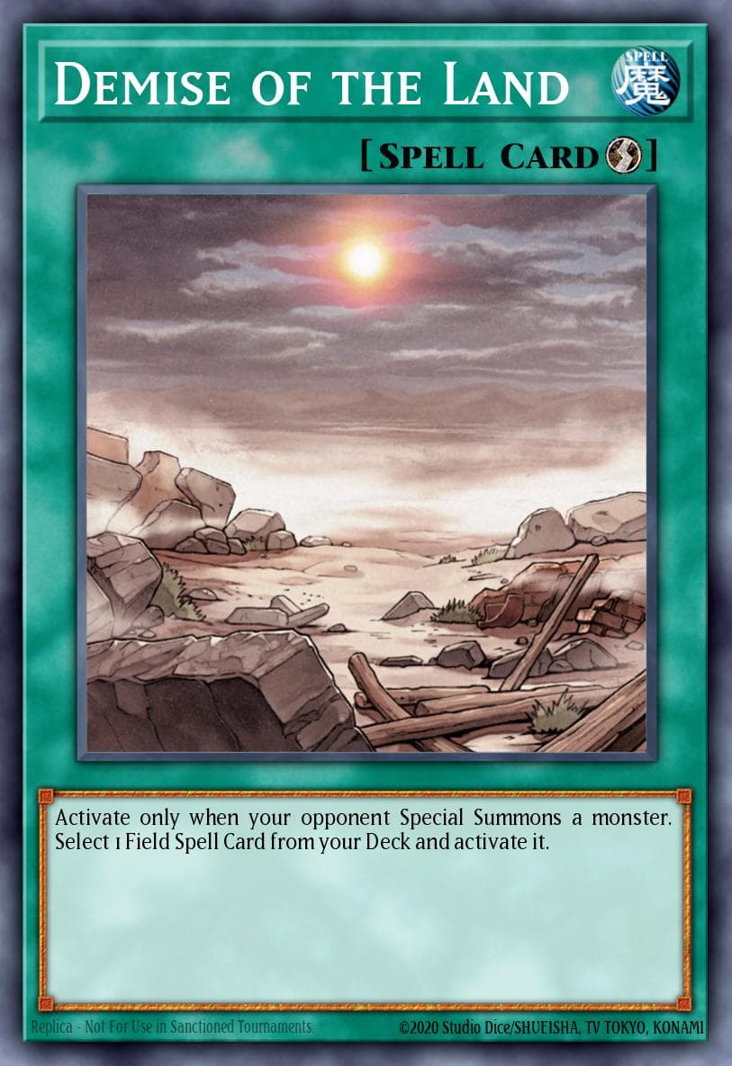 Demise of the Land Light of Destruction: Special Edition card