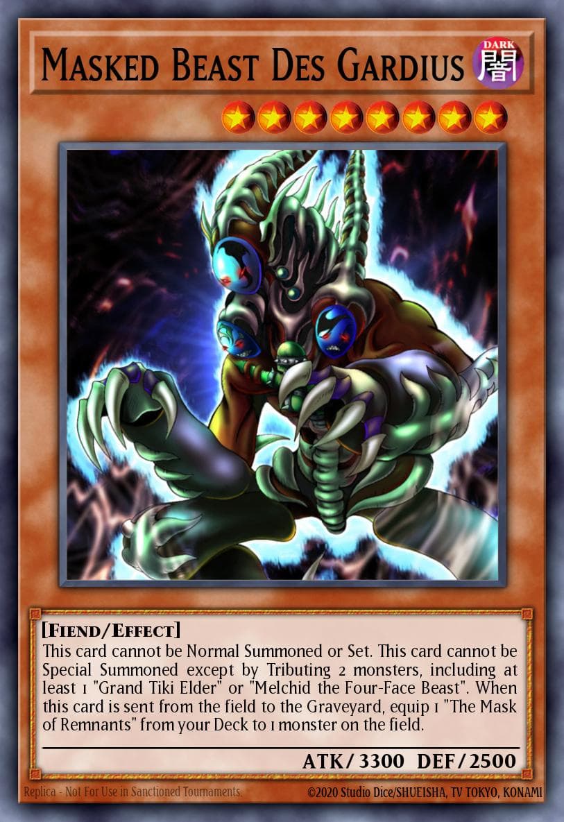 Masked Beast Des Gardius Speed Duel: Battle City Box card