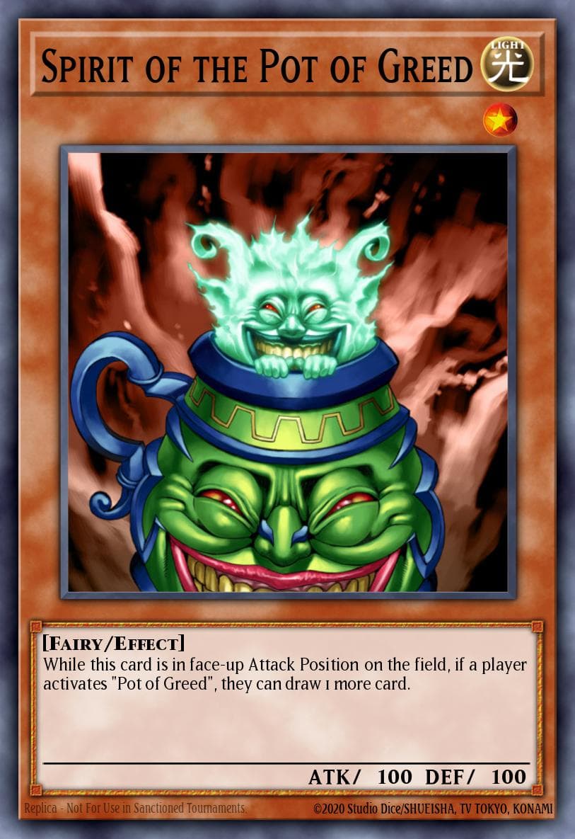 Spirit of the Pot of Greed Dark Revelation Volume 2 card