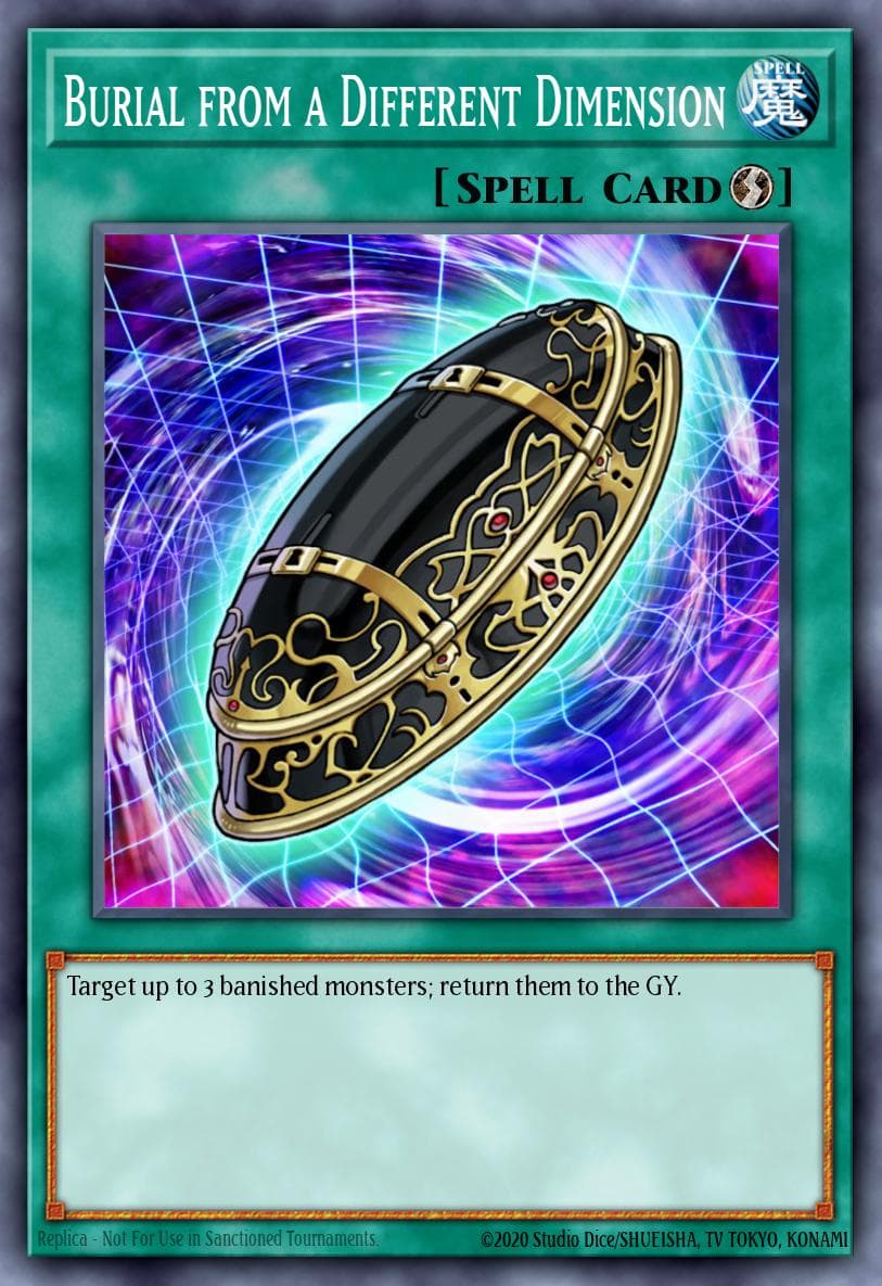 Burial from a Different Dimension Duelist Pack: Jaden Yuki 2 card