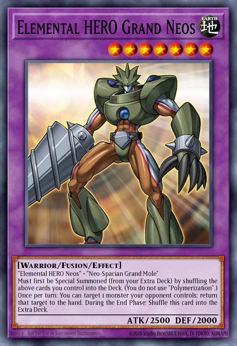 Elemental HERO Grand Neos Collectible Tins 2007 Wave 2 card
