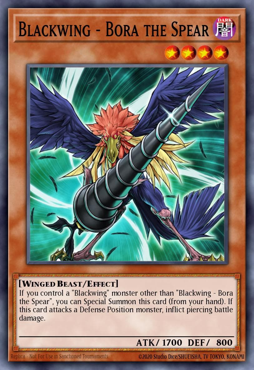 Blackwing - Bora the Spear Duelist Pack: Crow card
