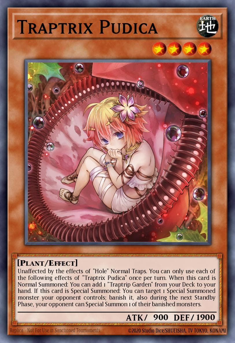Traptrix Pudica Structure Deck: Beware of Traptrix card
