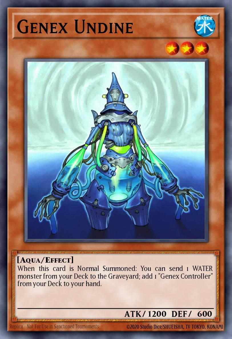Genex Undine Structure Deck: Freezing Chains card